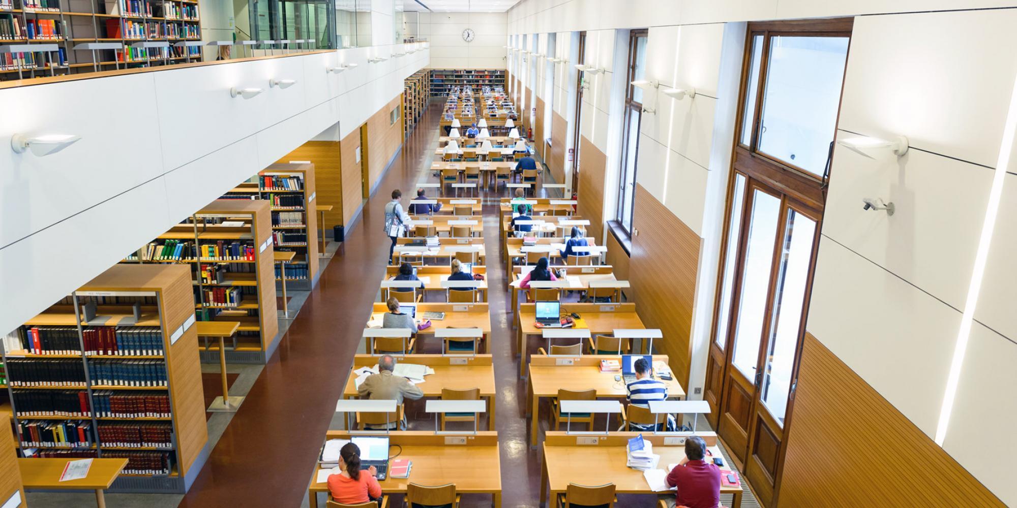 Lesesaal nationalbibliothek